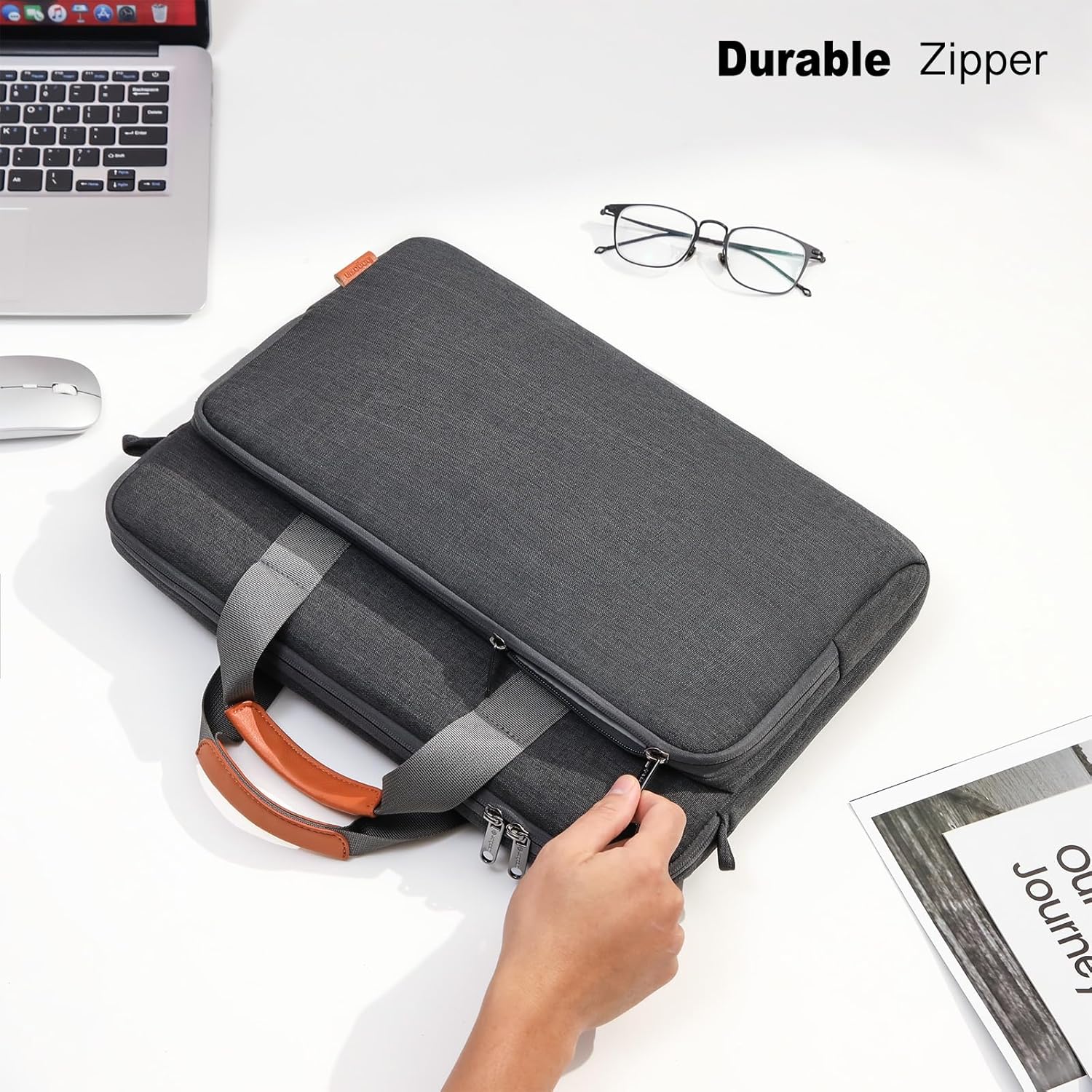 Thumbnail 2 de bagasin 15.6–17.3 inch laptop shoulder bag (air-cushion edges, water-repellent toploader)