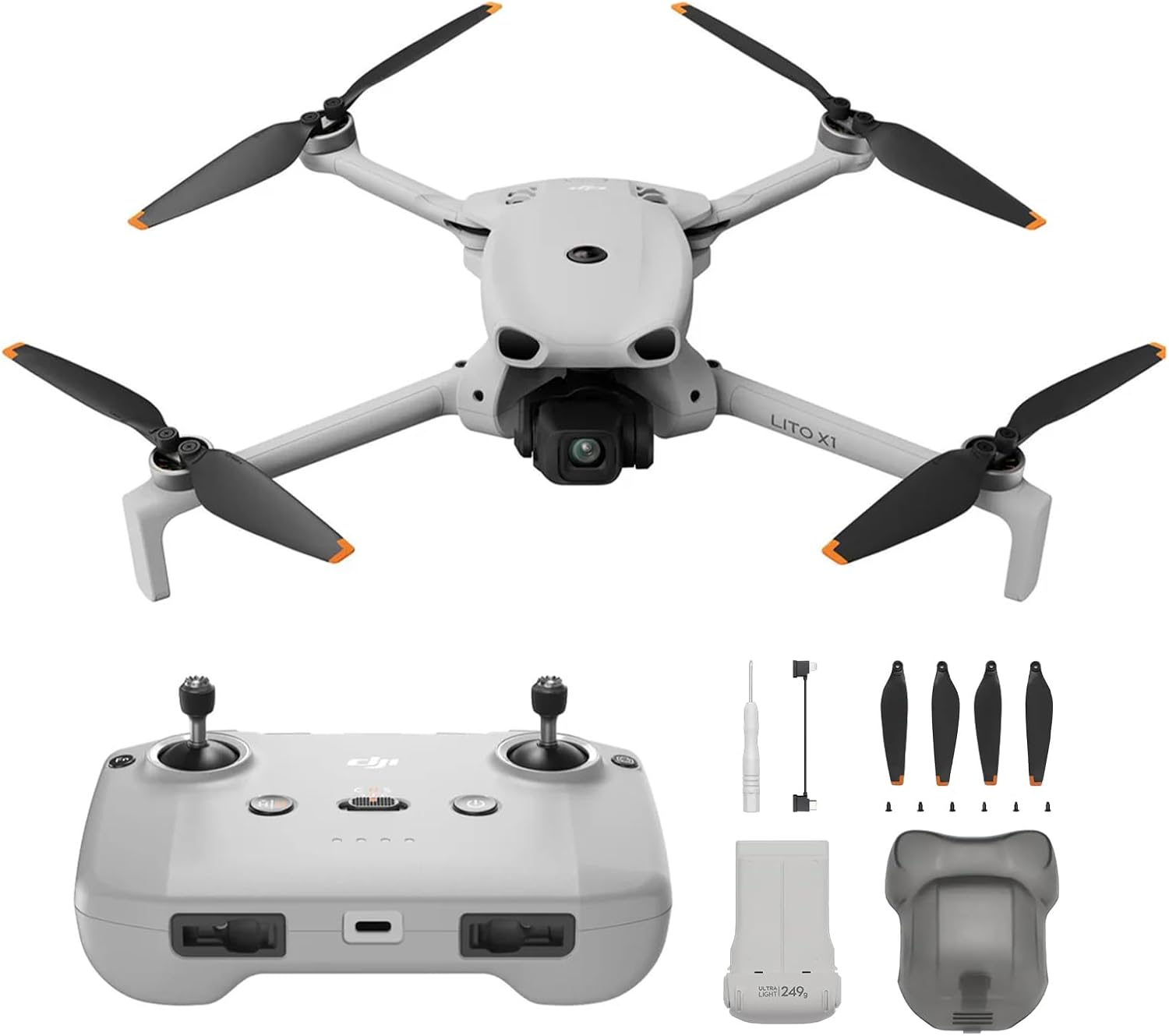 Detalle de DJI Lito X1 Bundle: Leicht, faltbar und mit 4K Kamera für unterwegs