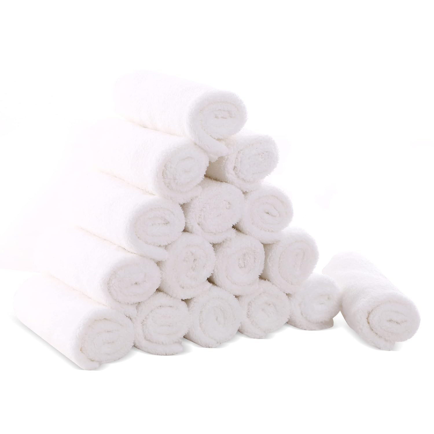 Detalle de Cute Castle Baby Washcloths, 9 by 9 inches