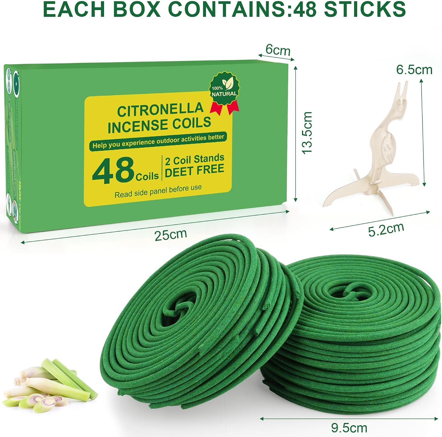 Detalle 2 de Espiral de Incienso de Citronela de Trulloyoo – exterior, 48 uds, 5–7 h cada espiral