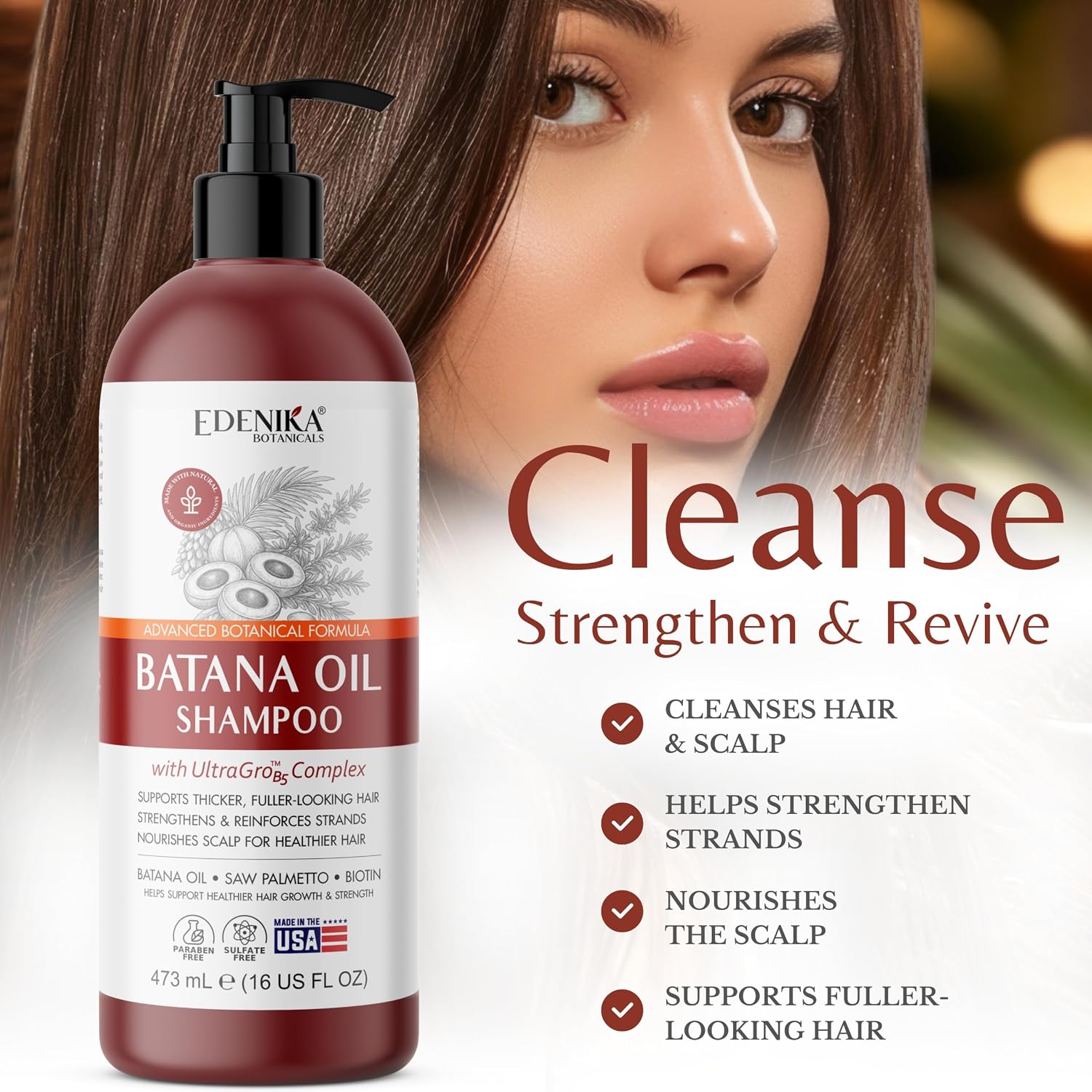 Detalle 2 de Batana Oil Shampoo, Sulfate-Free