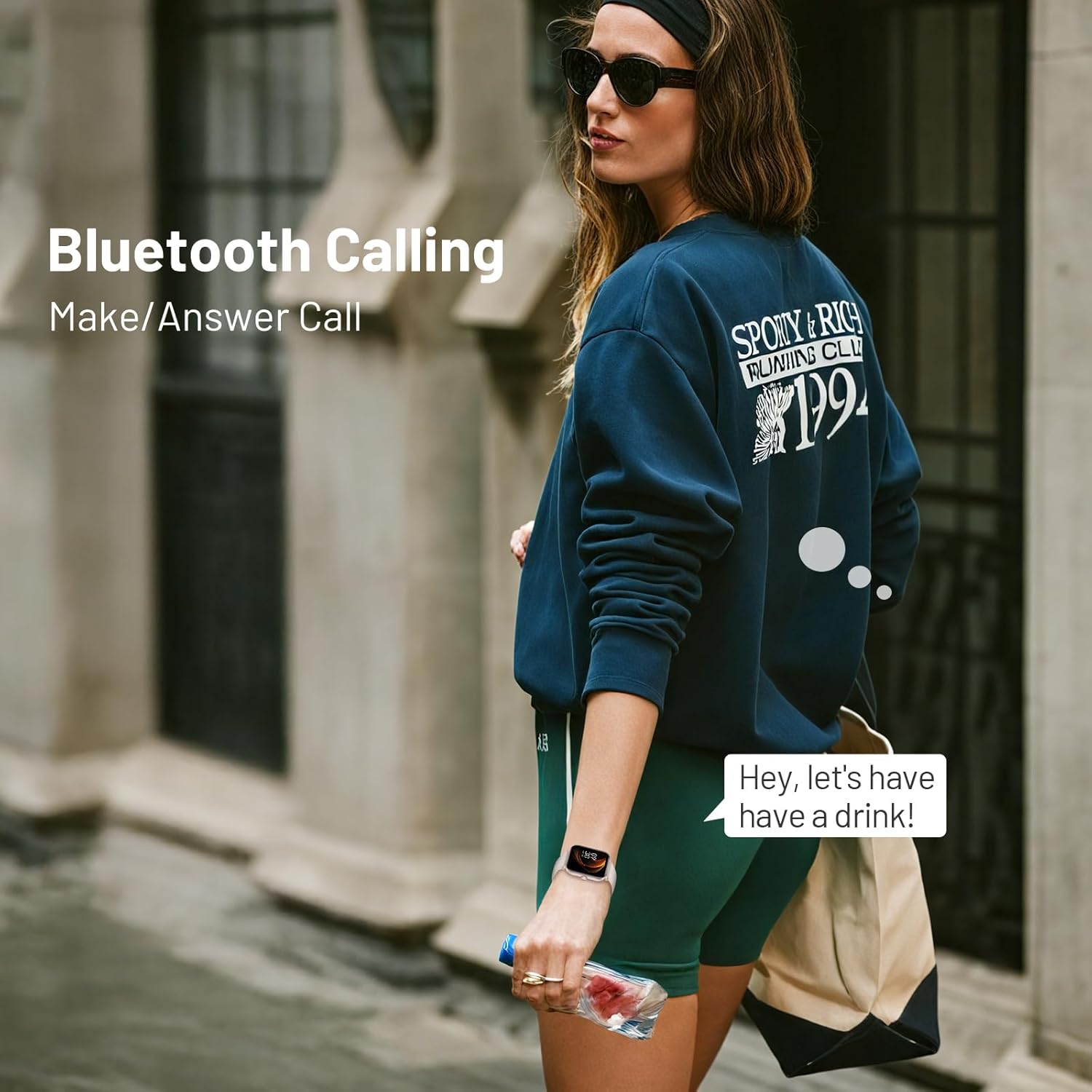 Thumbnail 3 de Unbranded Smart Watch for Men & Women with Bluetooth Calling, 1.83" HD Touch Screen and IP67 Fitness Tracking