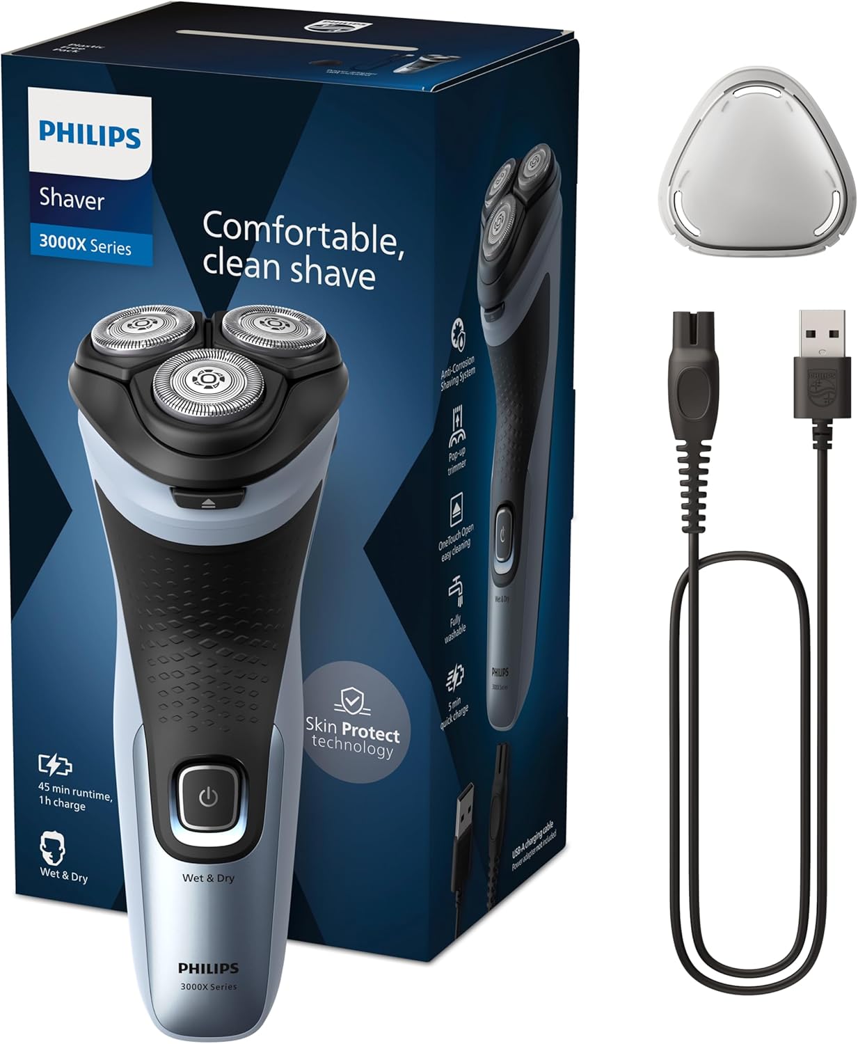 Detalle de Philips X3053 Rasoio Serie 3000X 27 lame