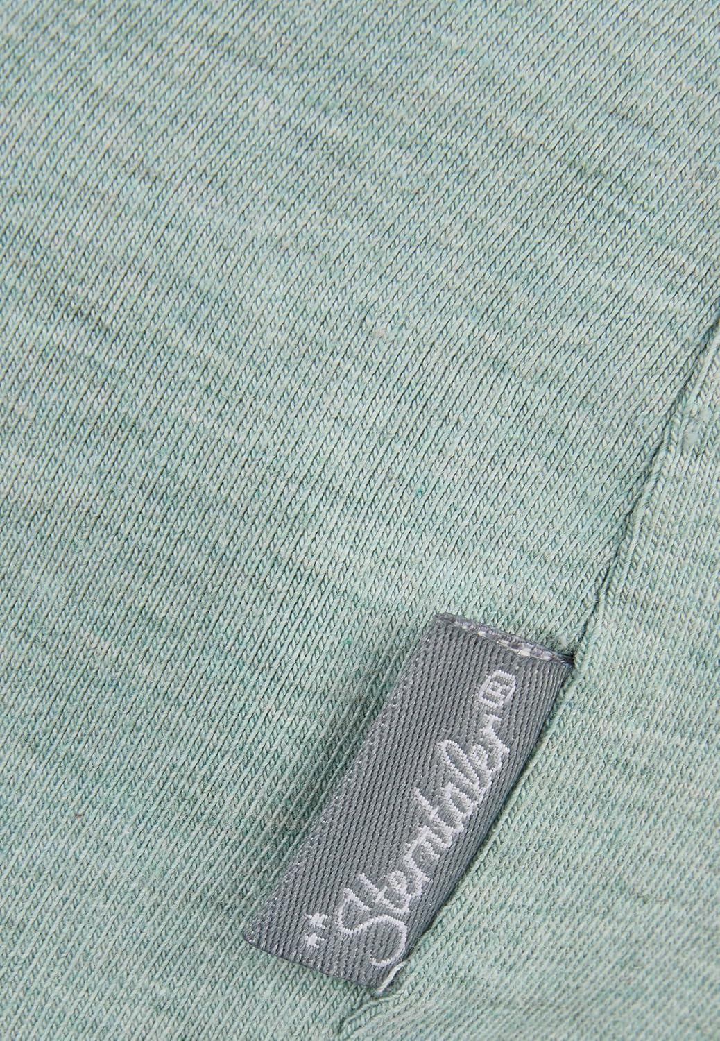 Detalle 2 de Sterntaler OCS Beanie mit Umschlag – Bio-Melange-Singlejersey-Mütze mit Ohrenklappen (unisex) für Babys