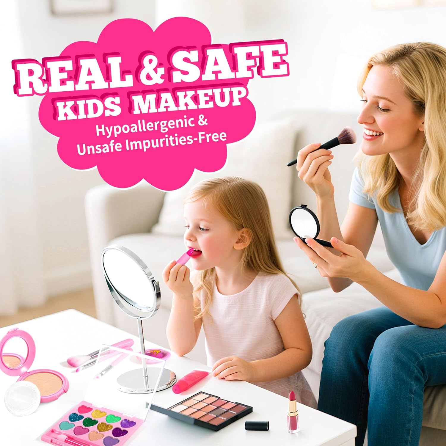 Thumbnail 1 de ULOVEME Kids Real Makeup Kit 3+