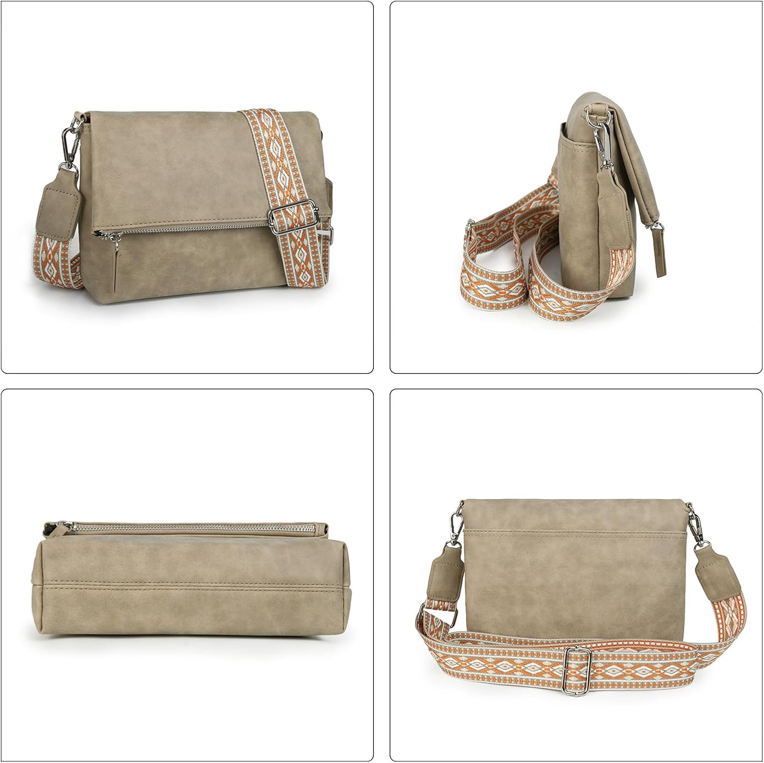 Detalle de Gladdon borsa tracolla donna 24,5 cm