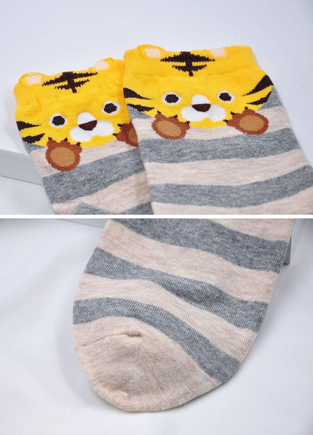Detalle de LOFIR Chaussettes fantaisie animaux 5 paires