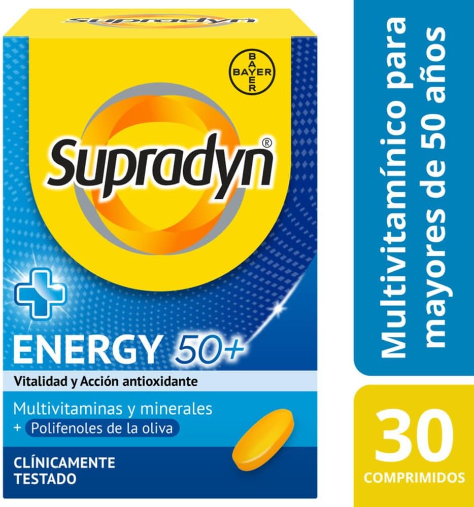Detalle 2 de Supradyn Energy 50+ 30 comprimidos