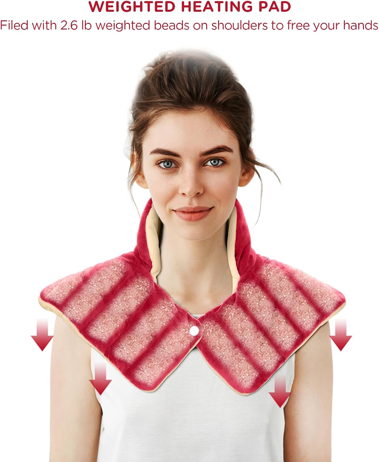 Thumbnail 6 de Comfytemp K9015 Weighted Heating Pad for Neck, Shoulders & Back