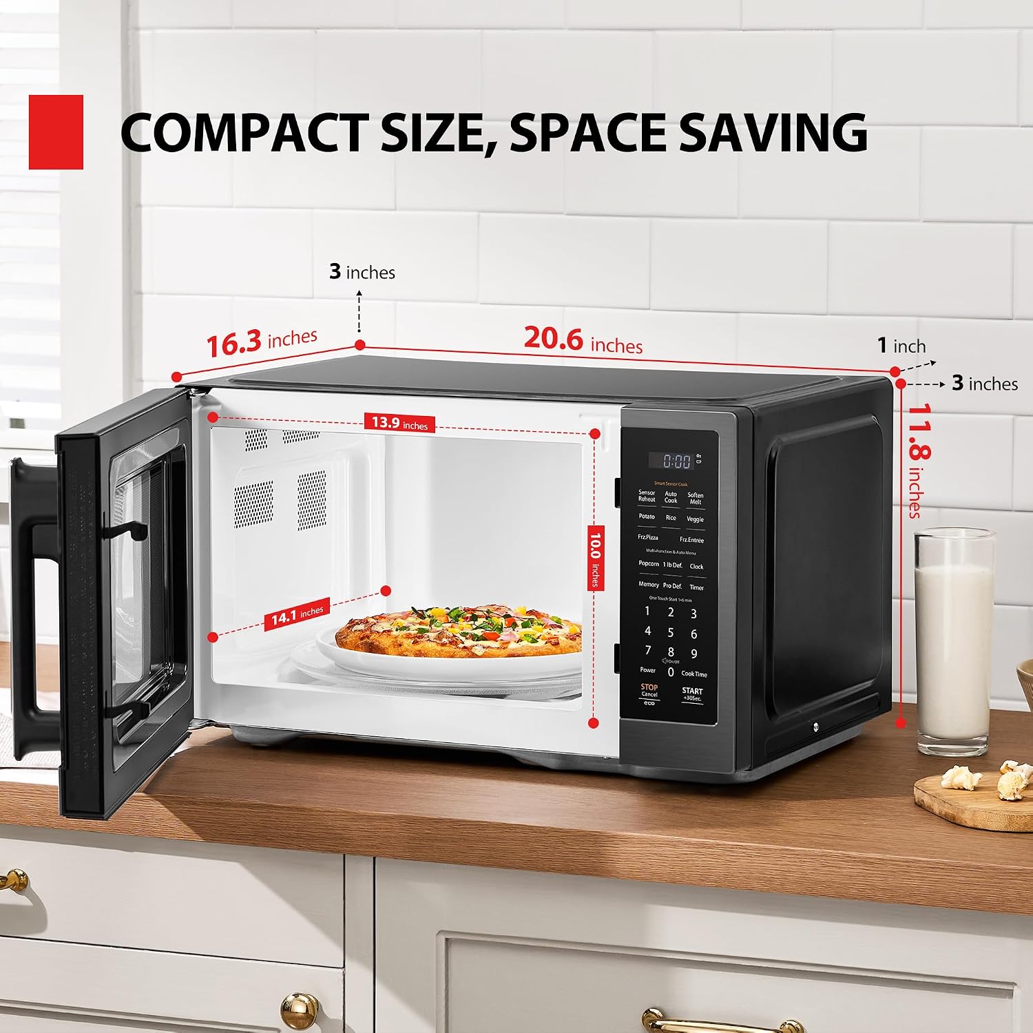 Thumbnail 4 de TOSHIBA ML4-EM12PA(BS) 1.2 Cu Ft Microwave 🍽