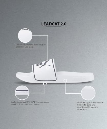 Thumbnail 5 de PUMA Leadcat 2.0 Sandalias Unisex White/Black, 39 EU