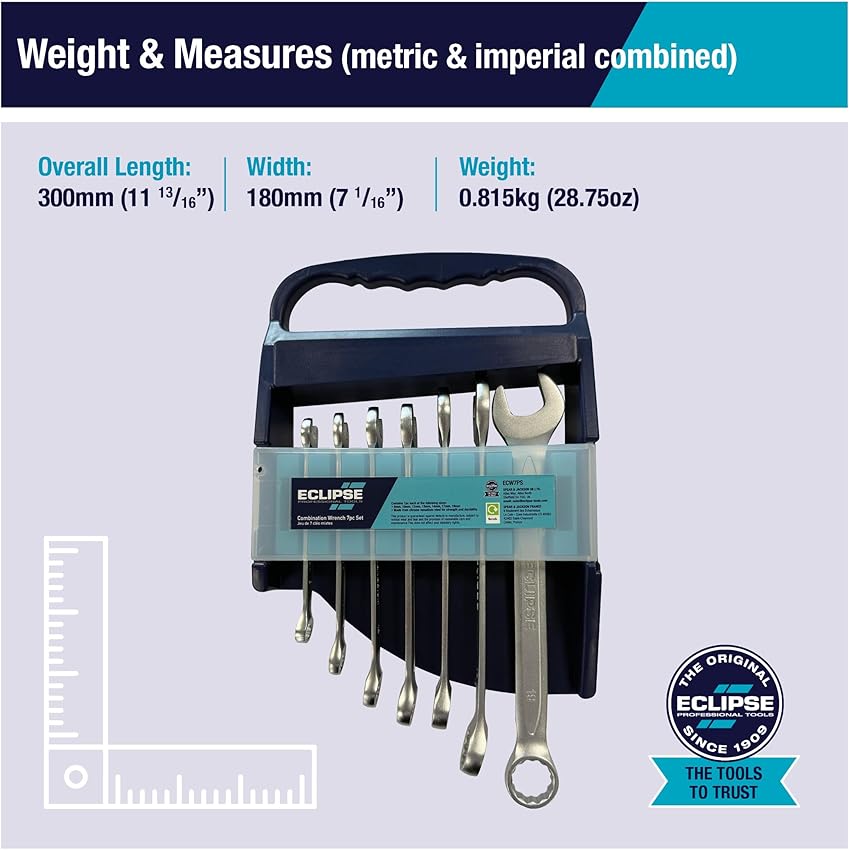 Thumbnail 5 de ECLIPSE ERWFLEX7PS Juego 7 llaves combinadas 8–19 mm 🔧