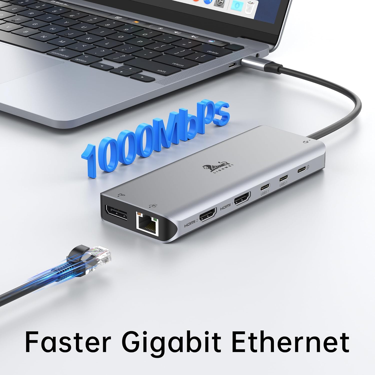 Thumbnail 6 de USB C Docking Station 13‑in‑1 USB‑C Hub für Laptop