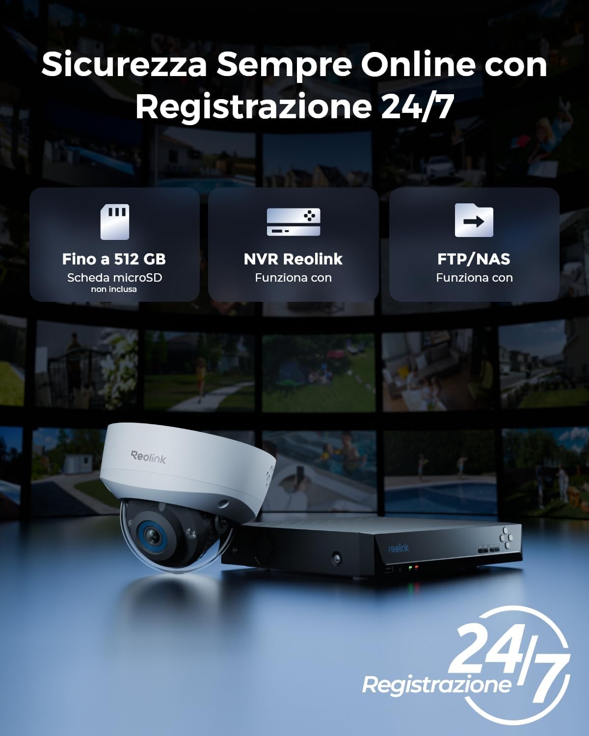 Detalle 2 de Reolink RLC-1240A 12MP Telecamera IP PoE per esterno