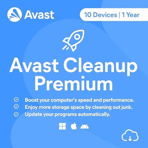 Detalle de Avast Cleanup Premium 2026 for 10 Devices (1 Year) – Activation Code by Email