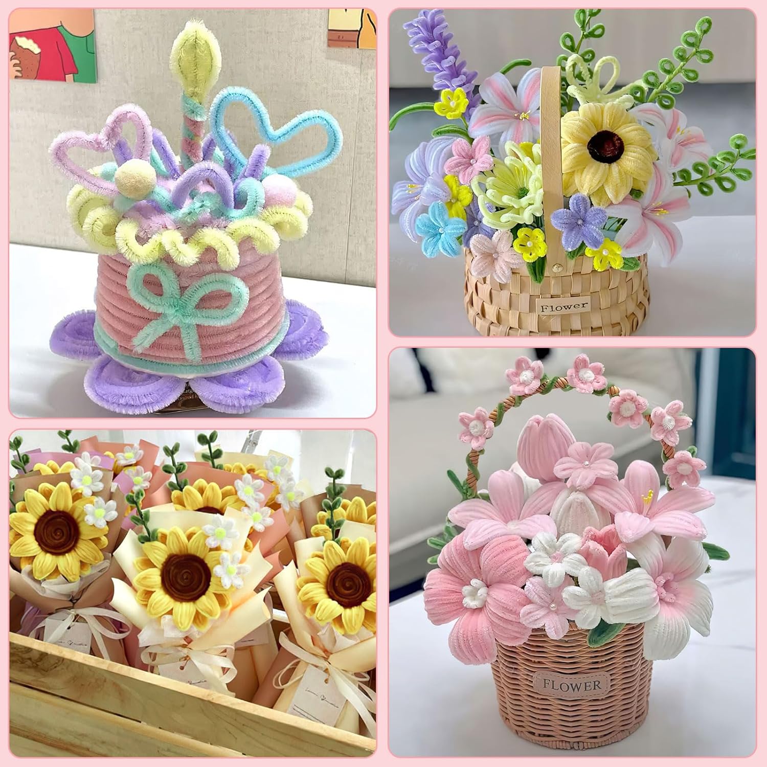 Thumbnail 5 de 200 Stück Pfeifenputzer 30 cm 🎨