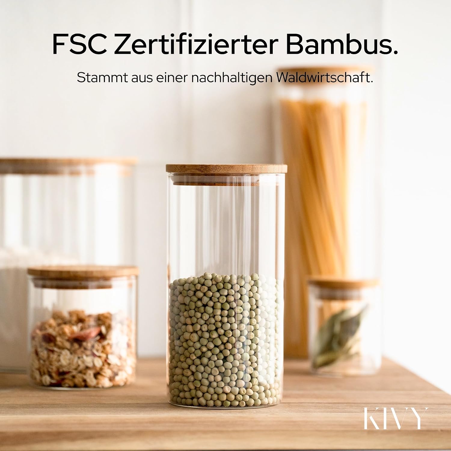 Thumbnail 6 de KIVY Vorratsgläser 4x1200 ml 🫙