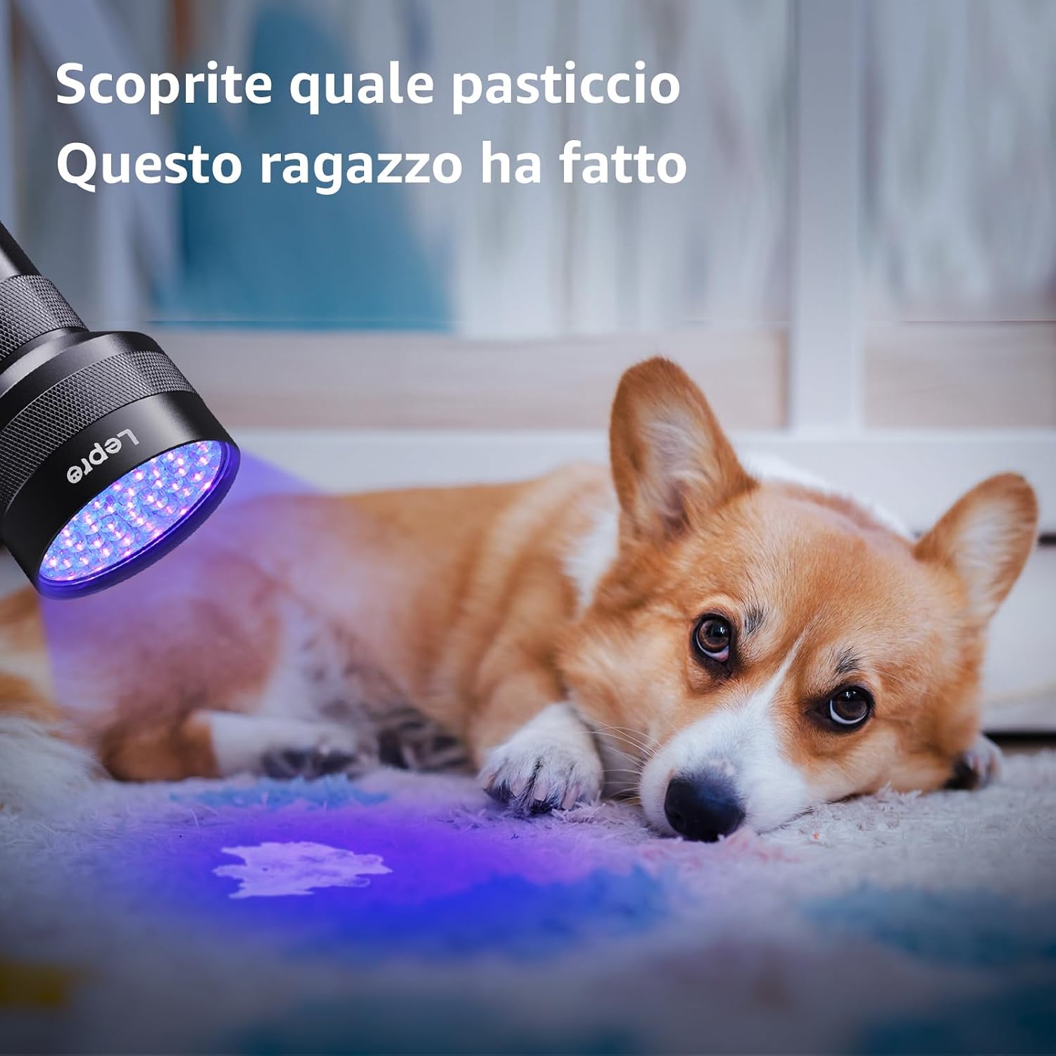 Detalle 2 de Lepro Lampada UV 51 LED 395nm per rilevazione