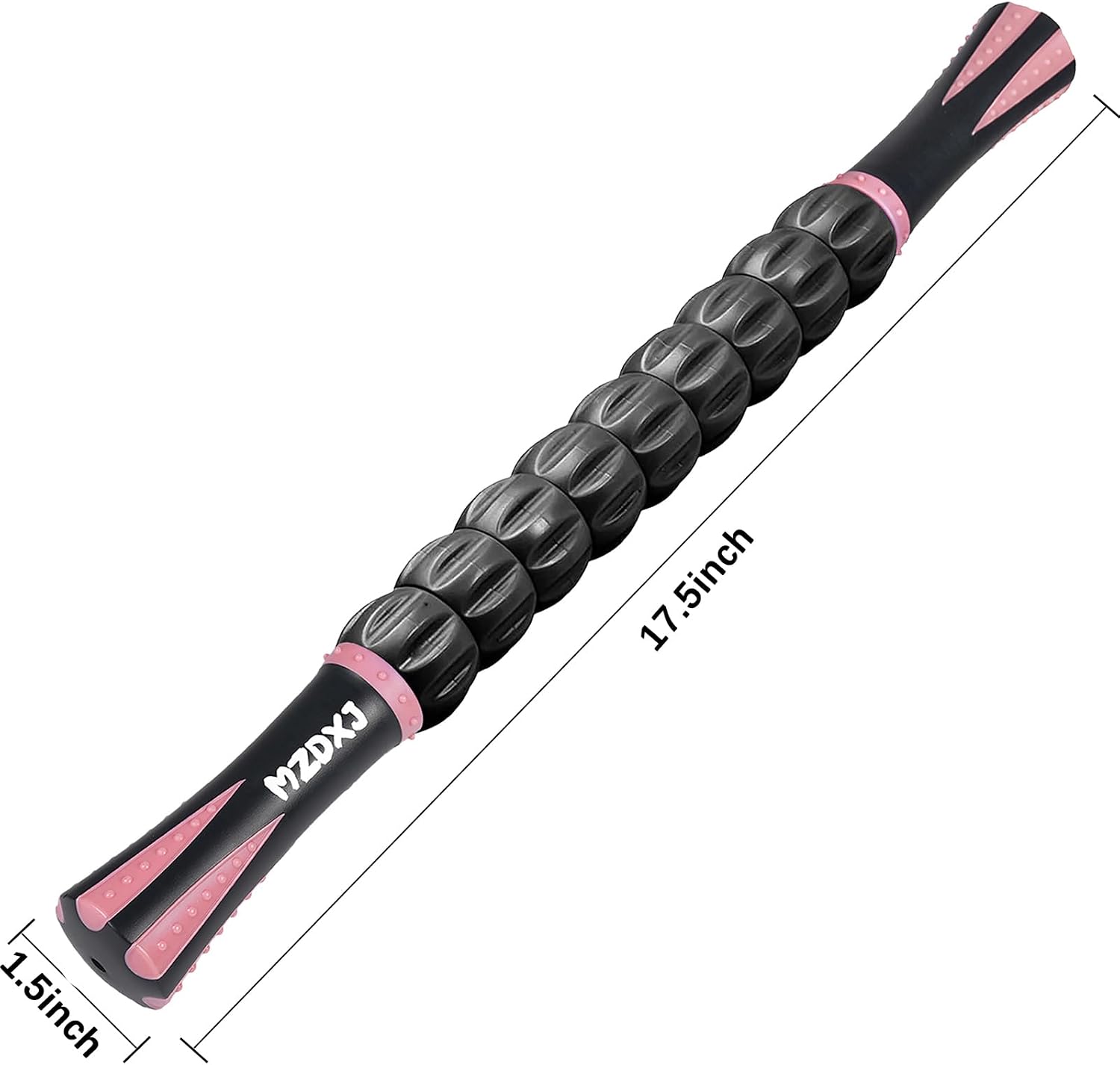 Thumbnail 1 de MZDXJ Muscle Roller Massage Stick for Deep-Tissue Muscle and Fascia Care, Pink/Black