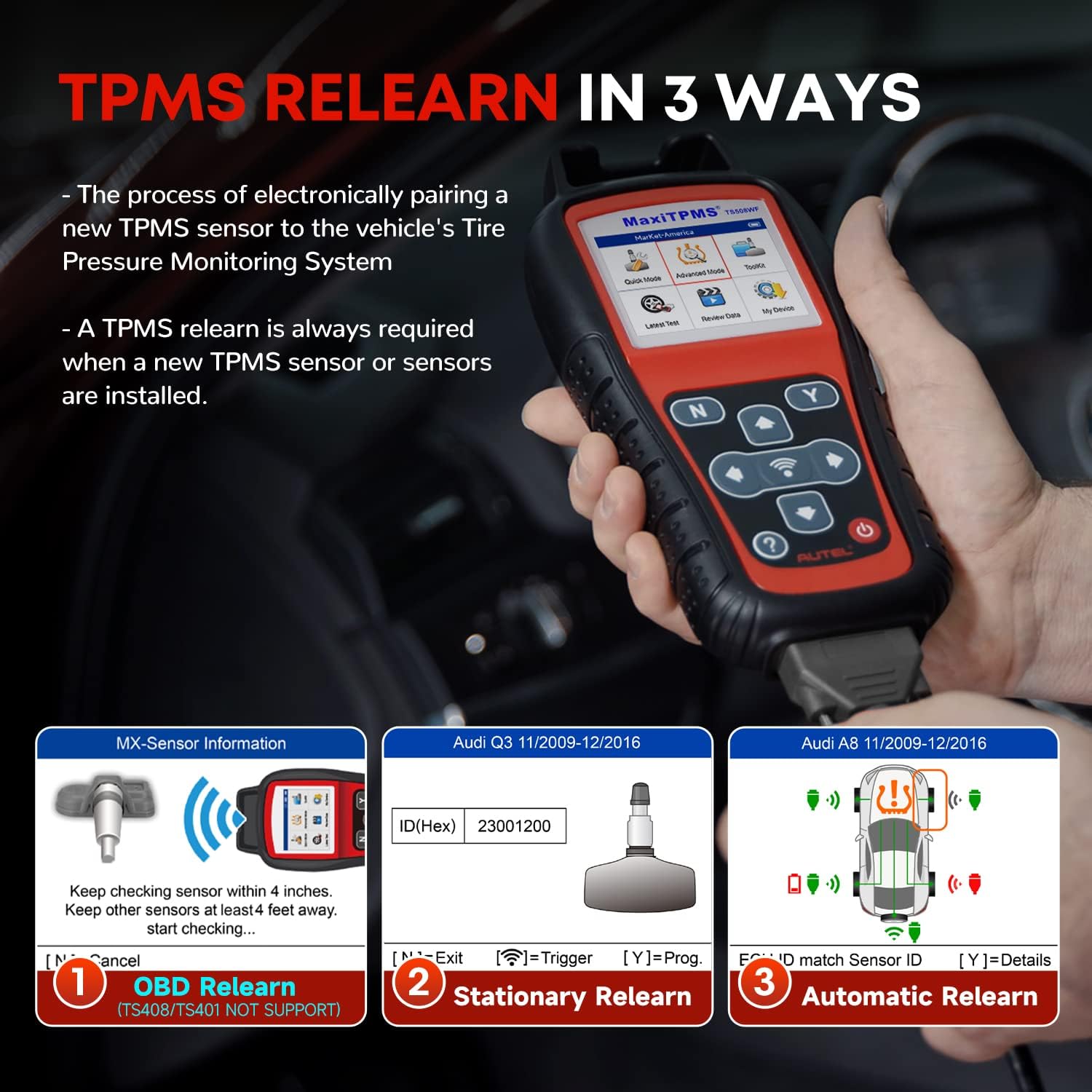 Thumbnail 4 de Autel MaxiTPMS TS508WF 2026 TPMS Tool