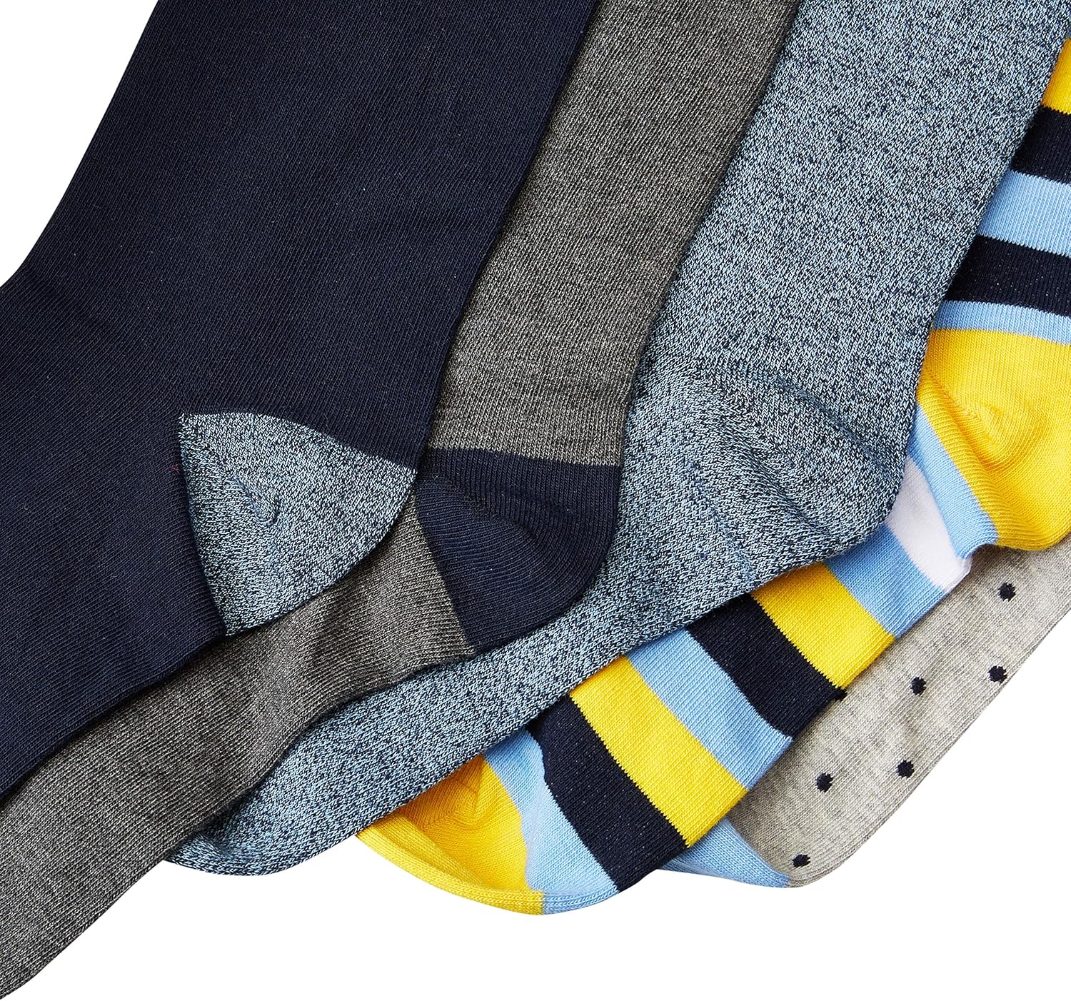 Thumbnail 2 de Amazon Essentials Herren bequeme gemusterte Anzugsocken (ehemals Goodthreads)