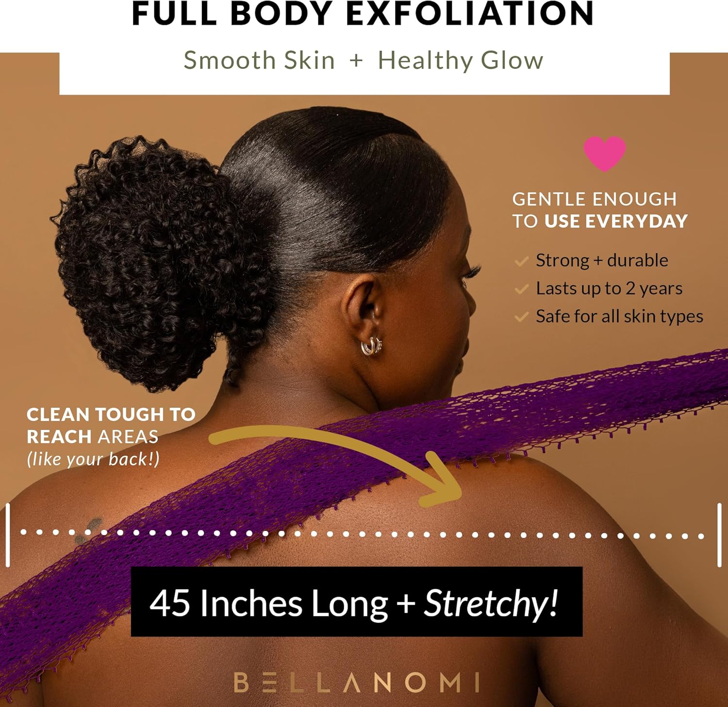 Thumbnail 6 de African Exfoliating Net Sponge 45 inch