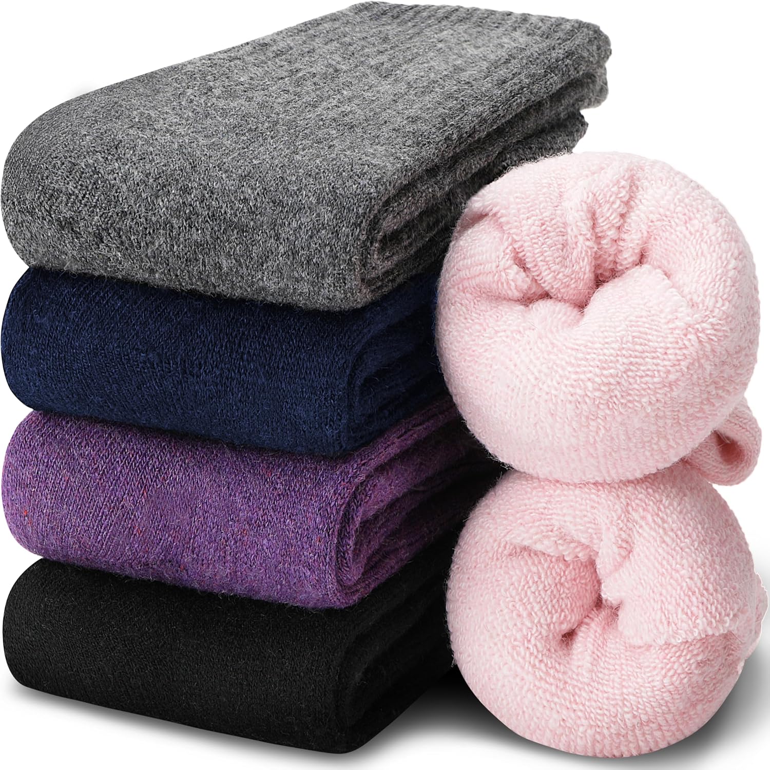 Detalle de EBMORE Merino Wool Thermal Socks 5 Pairs