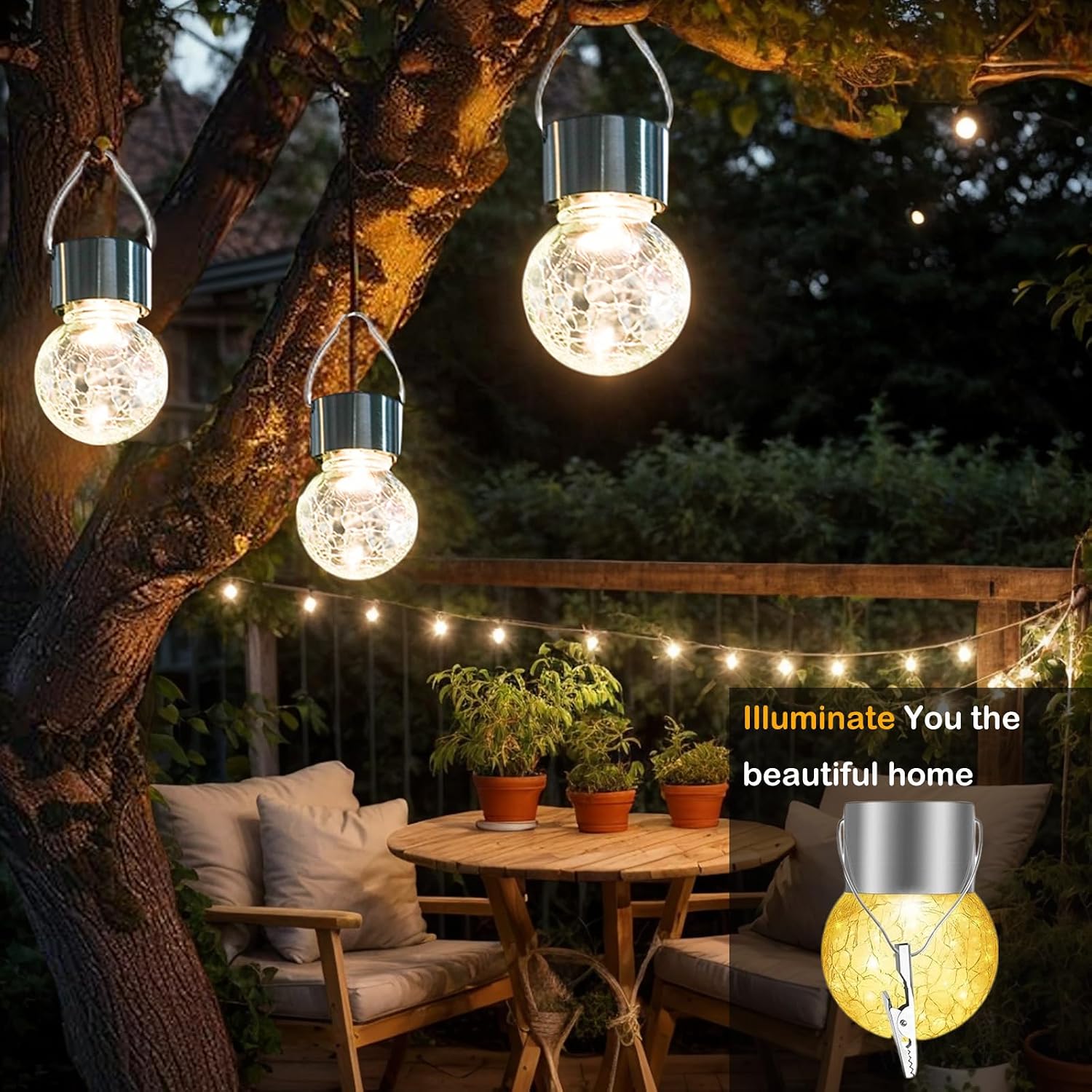 Thumbnail 4 de SC-Daily Solar Ball Lights 8 Pack
