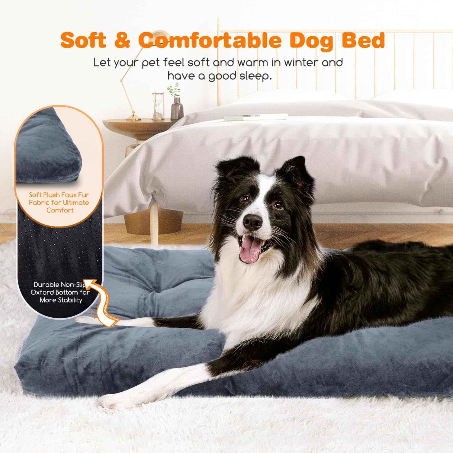 Detalle 2 de Nobleza Cama para Perros Medianos 80x50cm