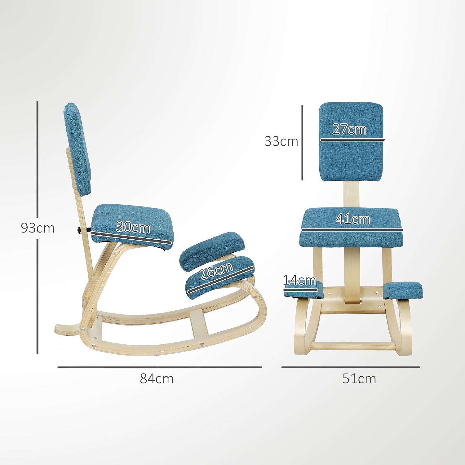 Thumbnail 2 de HOMCOM Chaise à genoux ergonomique