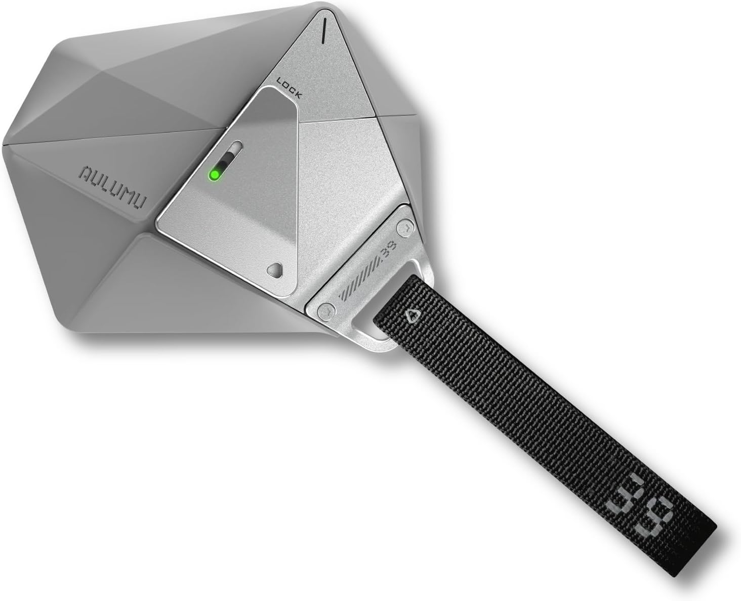 Thumbnail 6 de Aulumu A39 coque géométrique avec verrou pour AirPods Pro 3 (2025) — noir