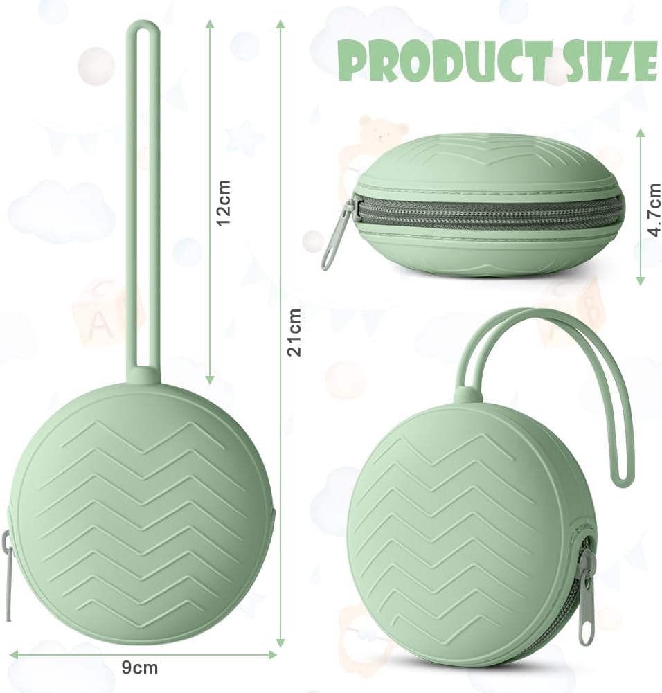 Thumbnail 1 de Aolso Porta Succhietto in Silicone: custodia viaggio per ciucci in silicone lavabile e pratica