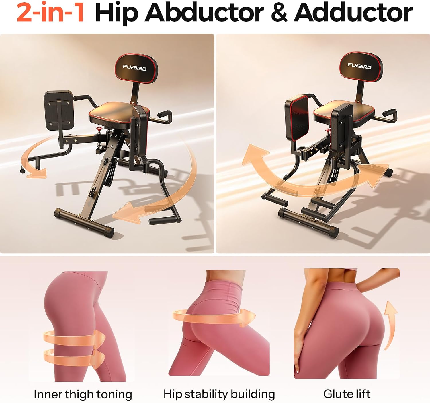 Detalle 2 de FED Fitness Hip Abductor and Adductor Machine HA1