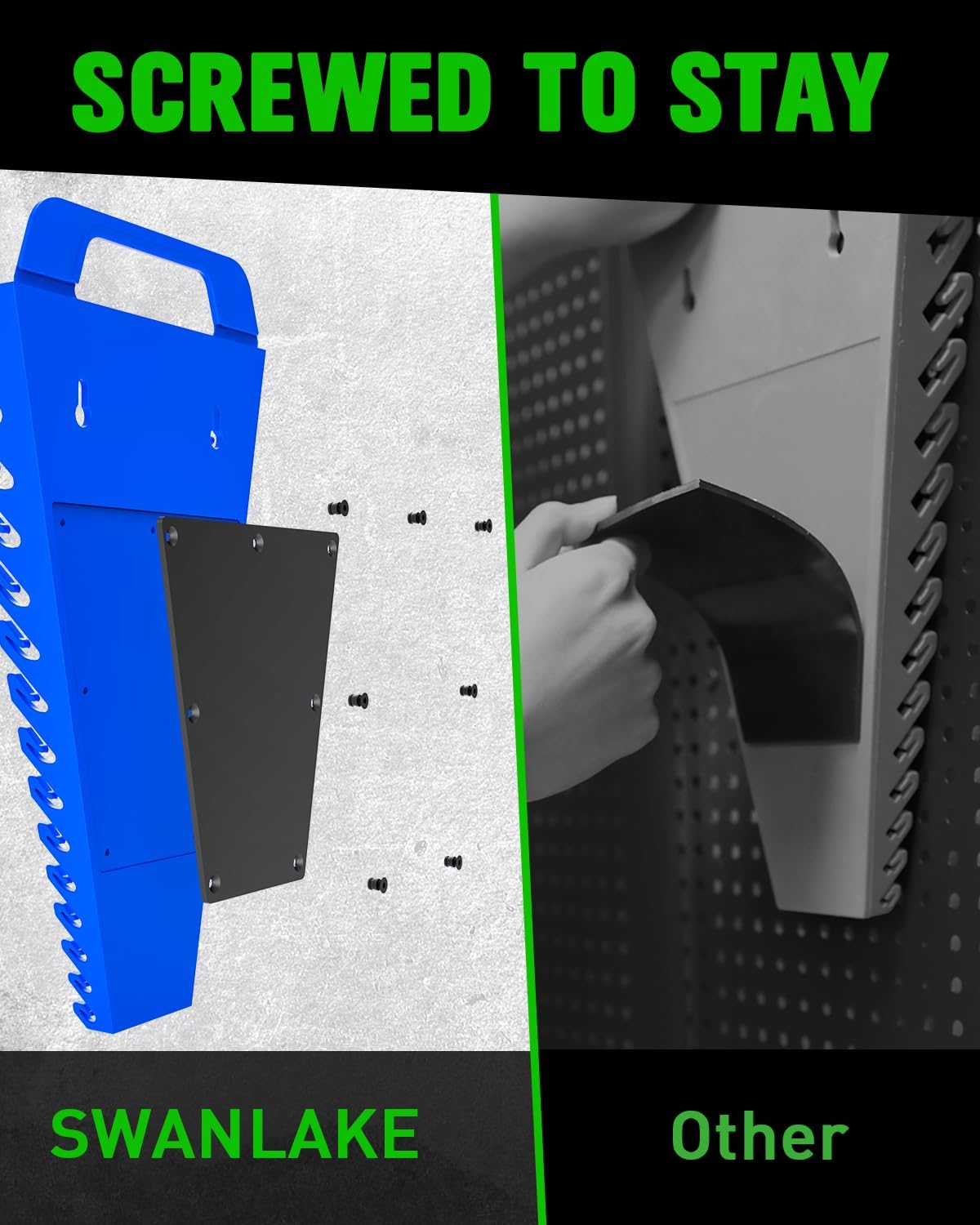 Thumbnail 4 de SWANLAKE SW-66161 Magnetic Wrench Organizer Set, 54 Slots, SAE & Metric