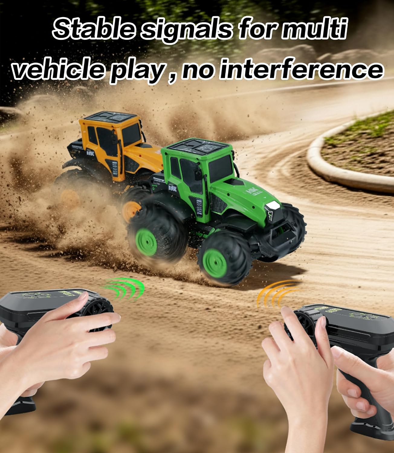 Thumbnail 6 de Macchina Telecomandata Monster Truck Anfibio 4x4 IPX7 per Bambini dai 6 Anni – 2 Batterie, 90 Min di autonomia