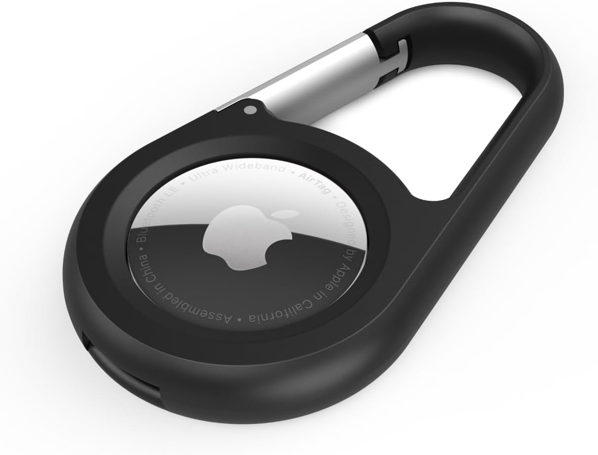 Detalle de Belkin Anneau de protection avec mousqueton pour AirTag, noir