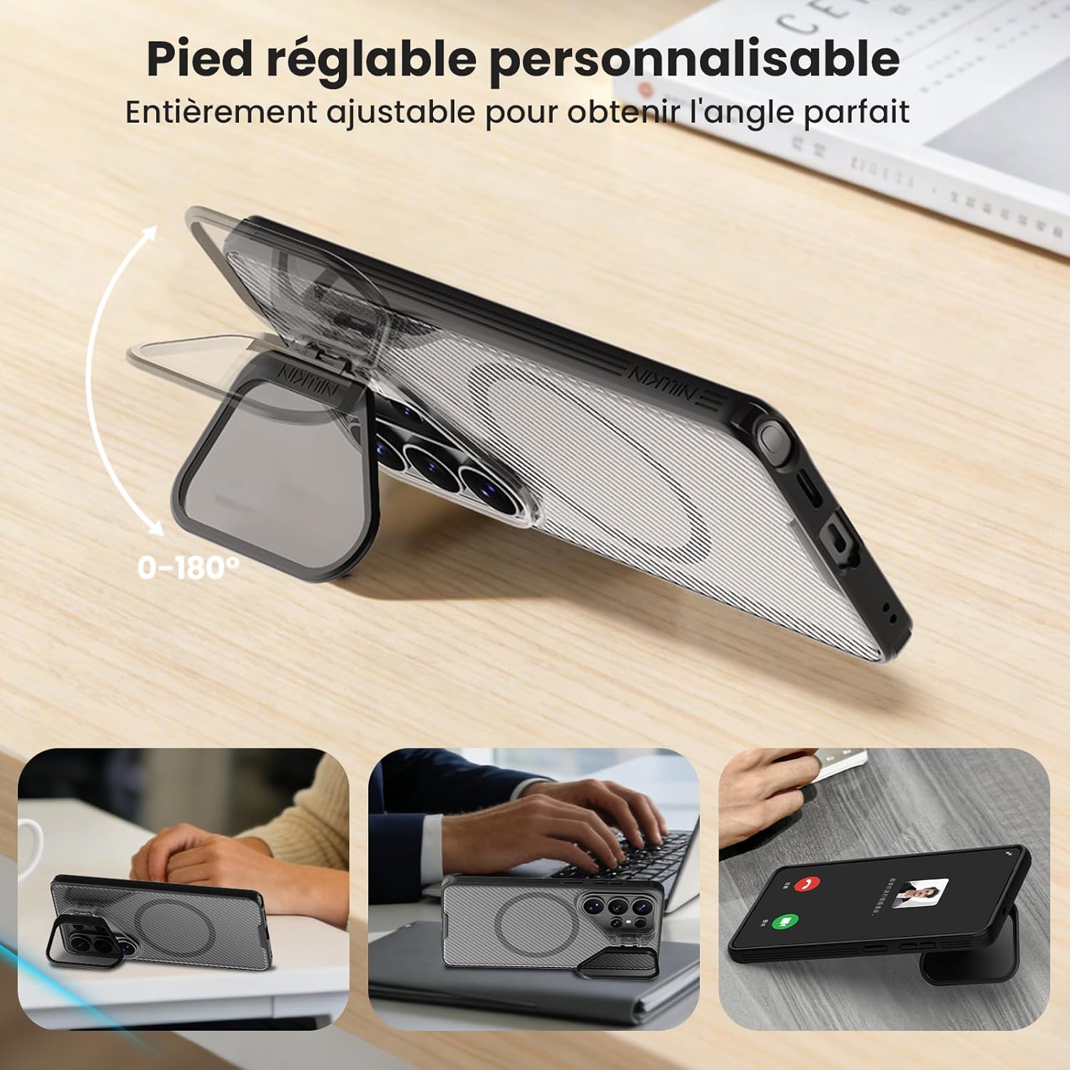 Thumbnail 1 de Nillkin Camshield Prop Magnétique Coque pour Samsung Galaxy S26 Ultra – Protection caméra et support intégré