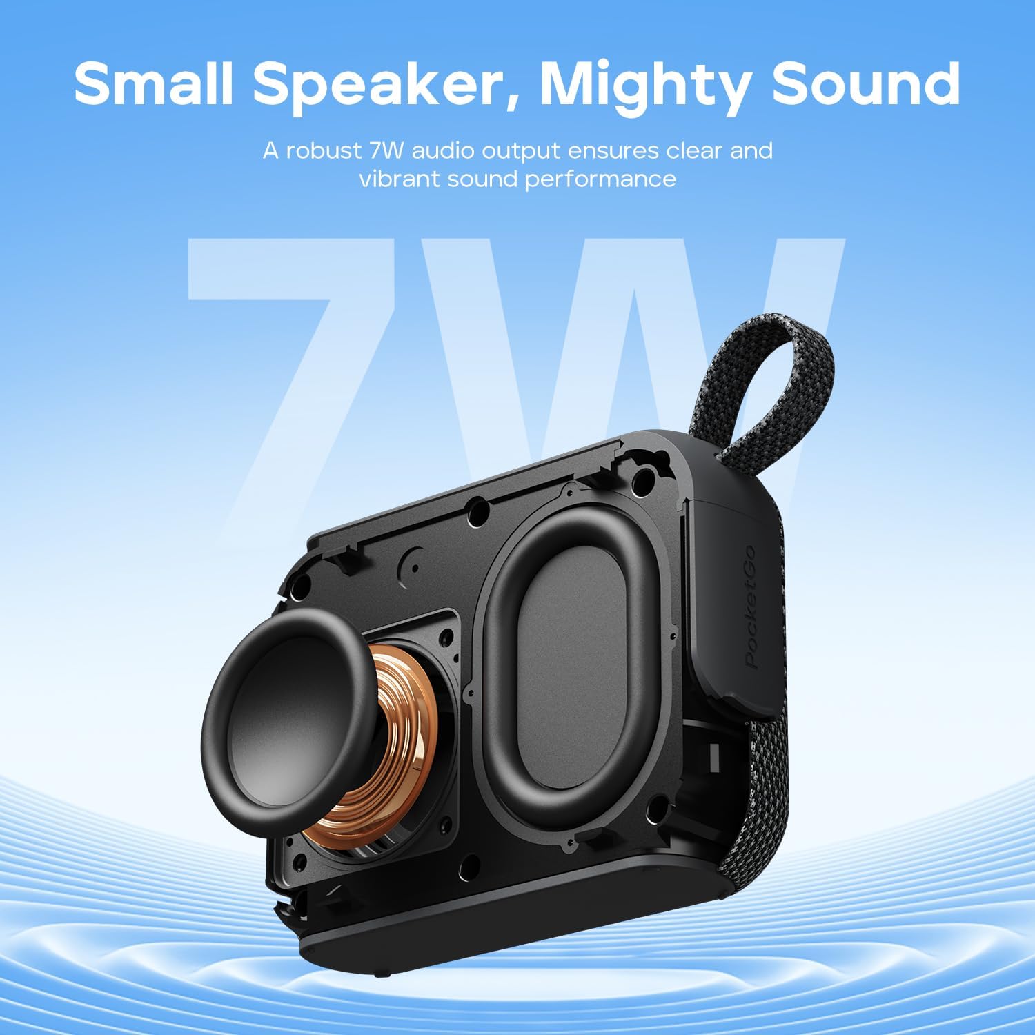 Thumbnail 1 de Tribit PocketGo: Cassa Bluetooth portatile 7 W, IP68, 20 ore di autonomia e suono stereo TWS