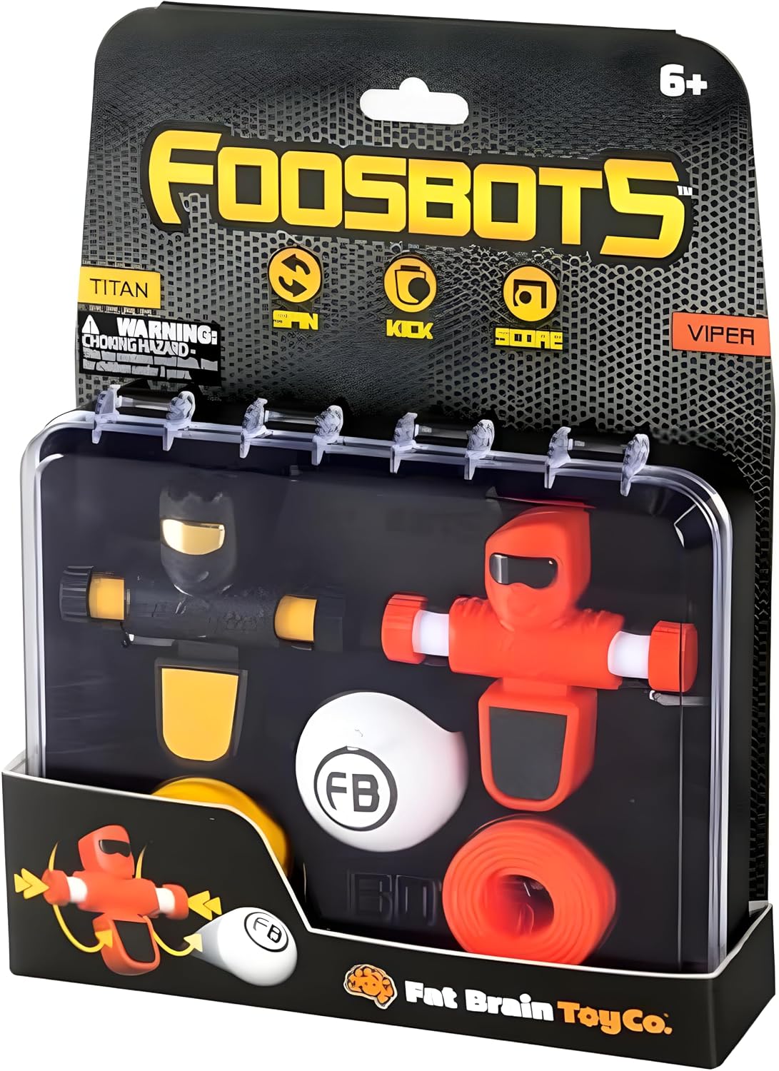 Detalle de Foosbots 2-Pack football tabletop game 6+