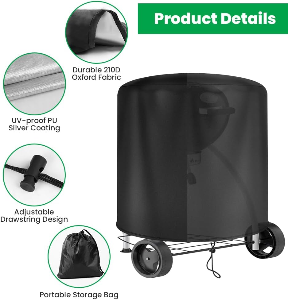 Detalle de OFFCUP BBQ Cover 90 cm high for grills