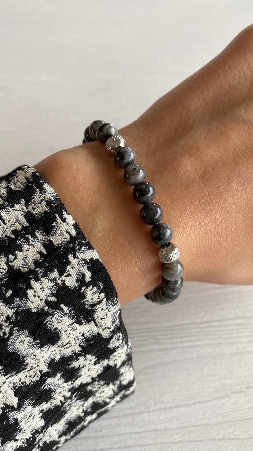Detalle 2 de 10:10 Bracciale Labradorite 6 mm 💎