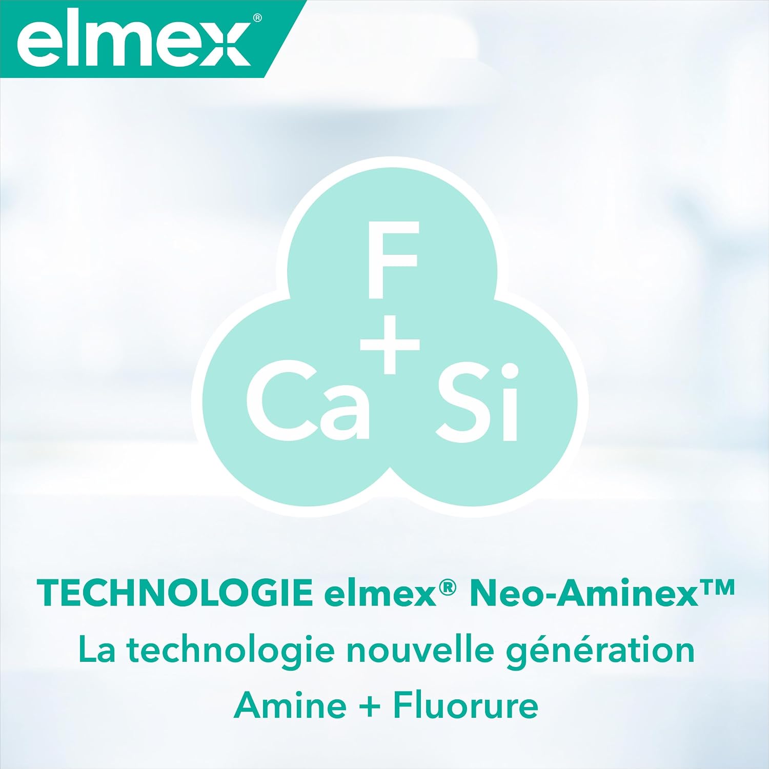 Detalle de Elmex Dentifrice Sensitive Haleine Fraîche 0% Colorants – Lot de 2 × 75 ml