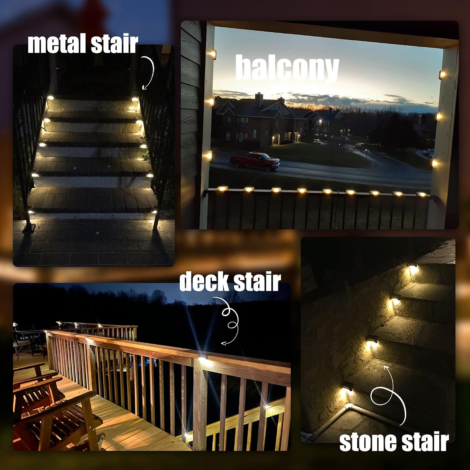 Detalle de SOLPEX Solar Deck Lights 16-Pack
