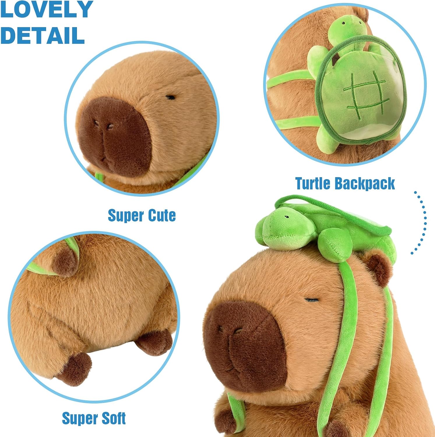 Thumbnail 2 de Shownicer Capybara Kuscheltier 35 cm