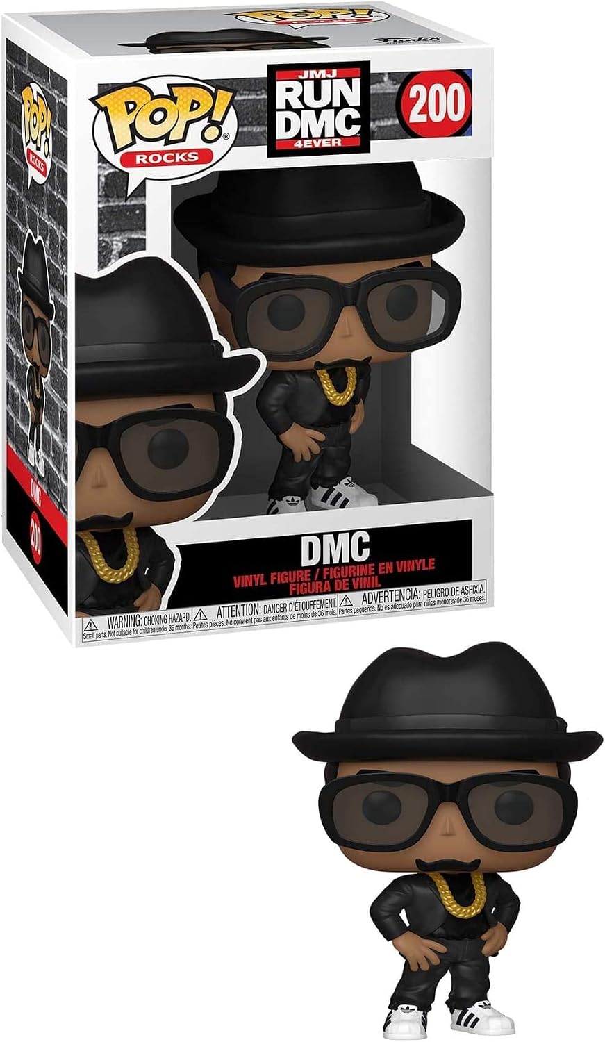 Detalle de Funko 47167 POP Rocks: Run DMC – winylowa figurka kolekcjonerska 9 cm