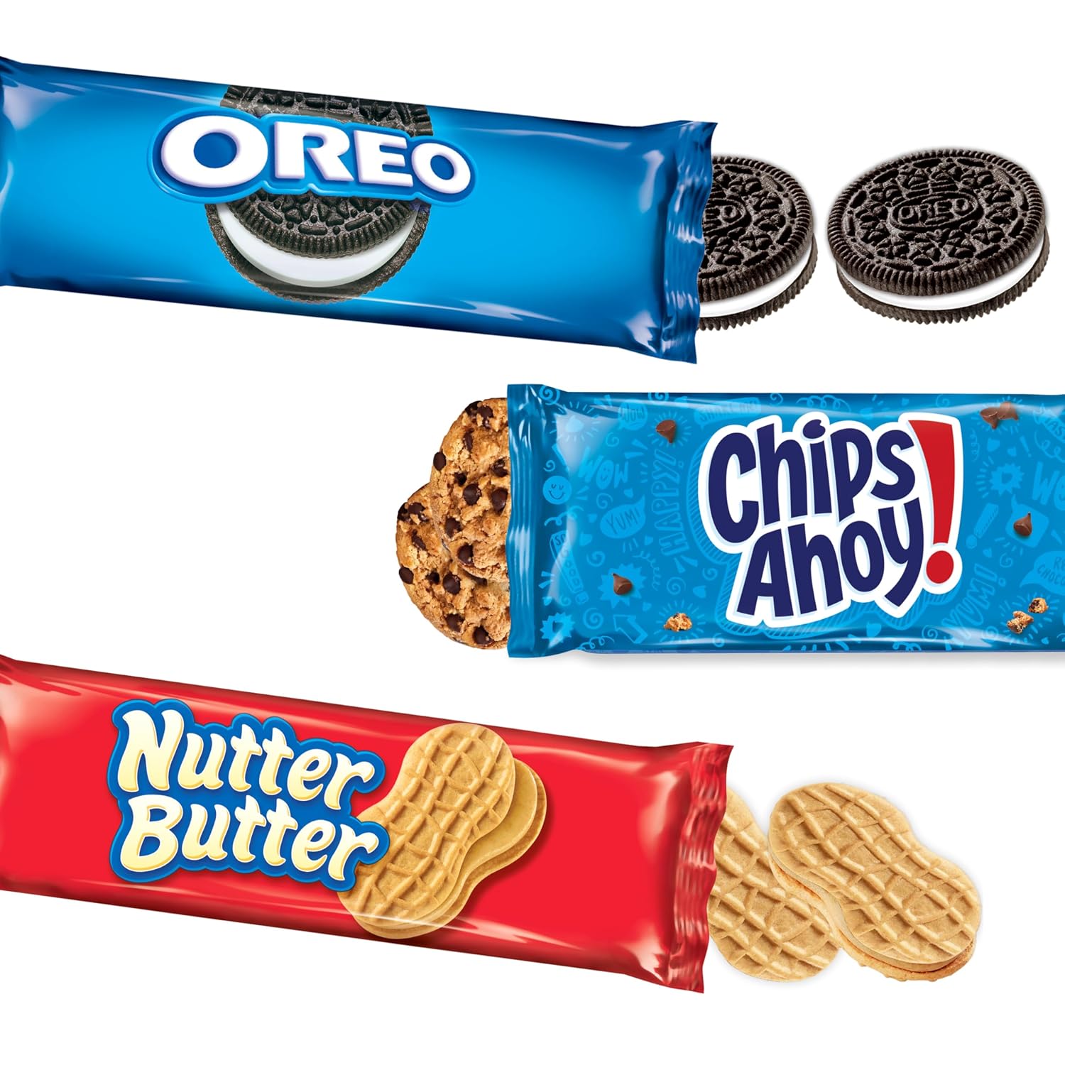 Detalle 2 de Nabisco Cookies Variety Pack, 40 Individually Wrapped 4-Cookie Packs