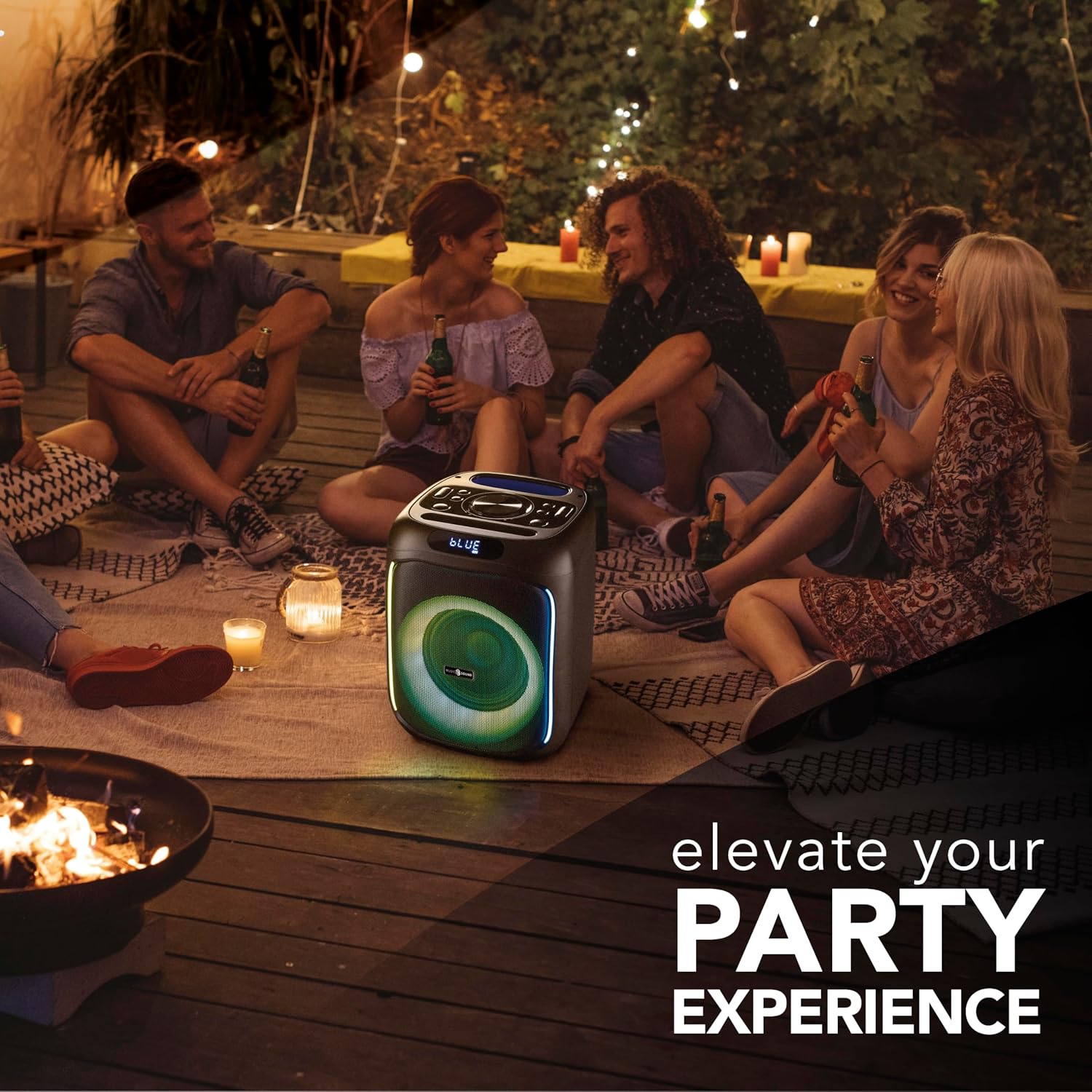 Thumbnail 6 de Music Sound SOUND BOX – Cassa Speaker Bluetooth 40W con luci RGB, 5 ore di playtime, nero