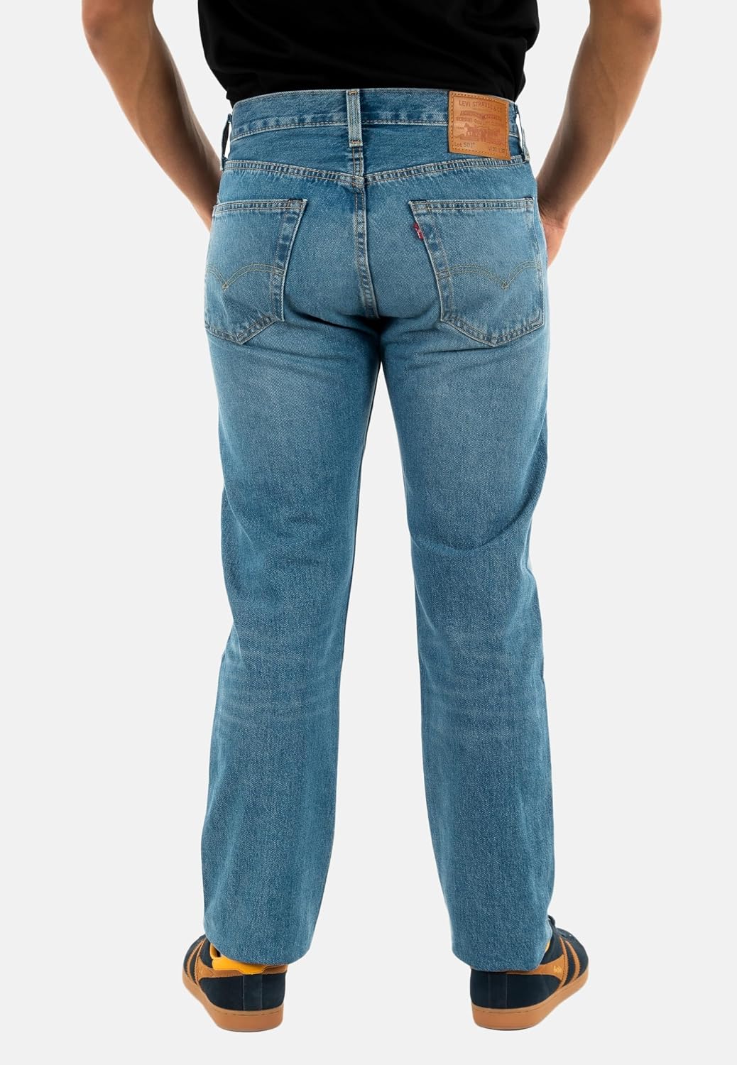 Detalle de Levi's Hombre 501 Original Fit Vaqueros – Regular/Resistente, 31W x 32L (Chemicals)