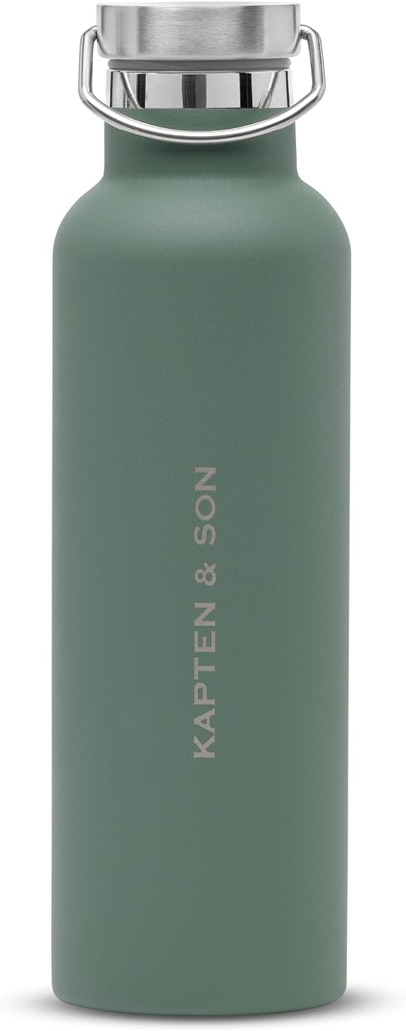 Detalle de Kapten & Son Borraccia termica 750 ml verde: design minimale, prestazioni affidabili