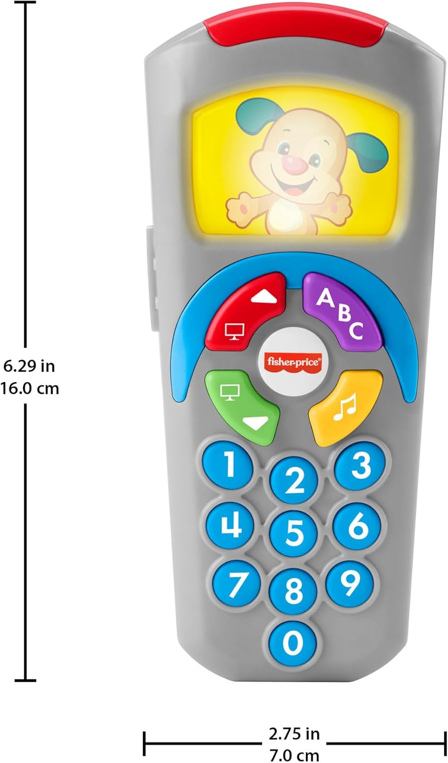 Detalle 2 de Fisher-Price Laugh and Learn Remote (UK English) with Light-Up Screen – DLD30